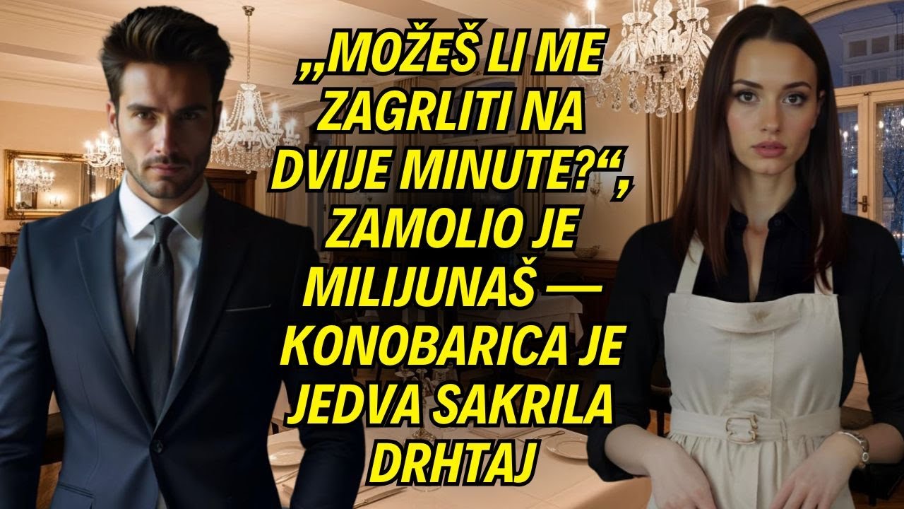 „Možeš li me zagrliti na dvije minute?“, zamolio je milijunaš — konobarica je jedva sakrila drhtaj
