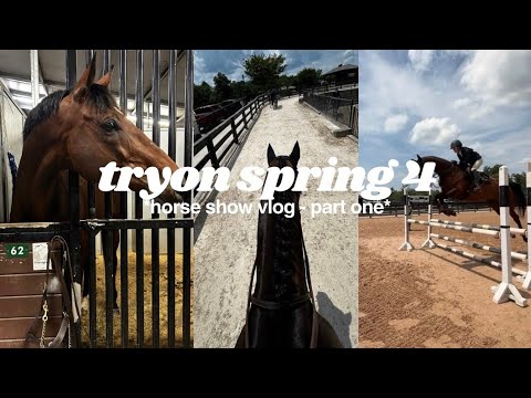 TRYON SPRING 4 *horse show vlog - part one!!* thumbnail