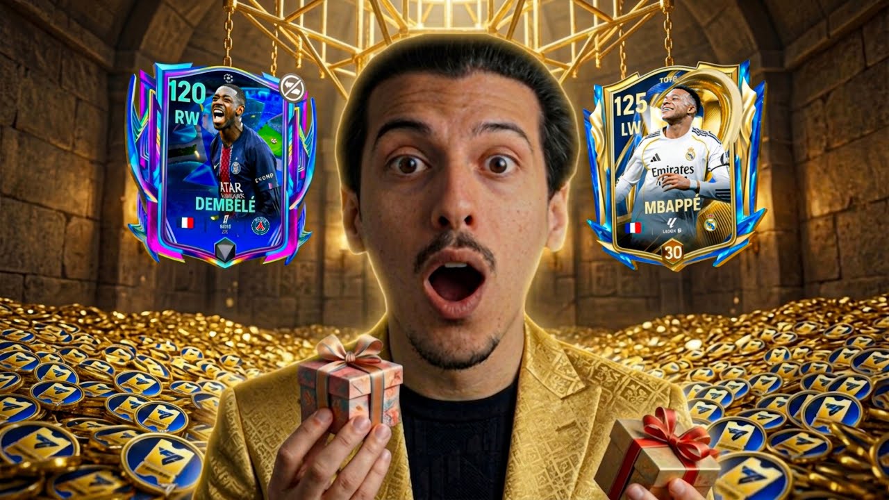 كود هدايا جديد أسطوري 🎁 فجرت بكجات الألتميت والنتيجة صدمتني! 😱🔥 FC MOBILE