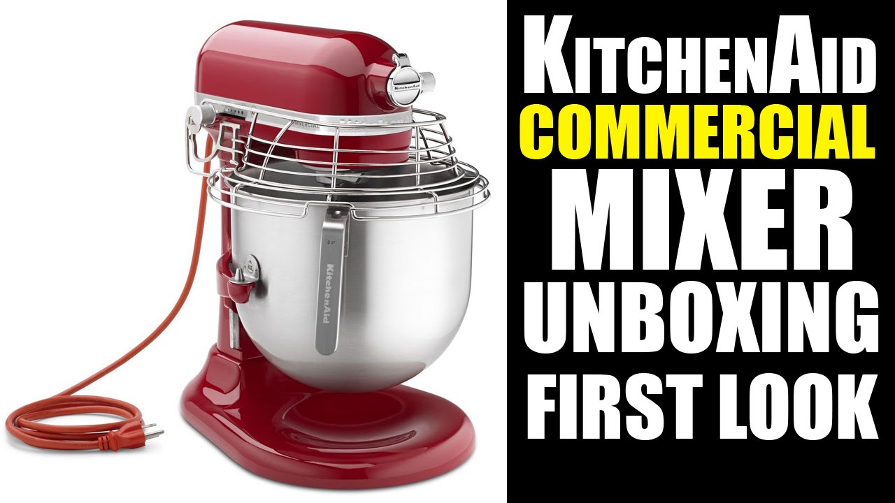 KitchenAid Professional 600 Series 6 Quart Stand Mixer Unboxing