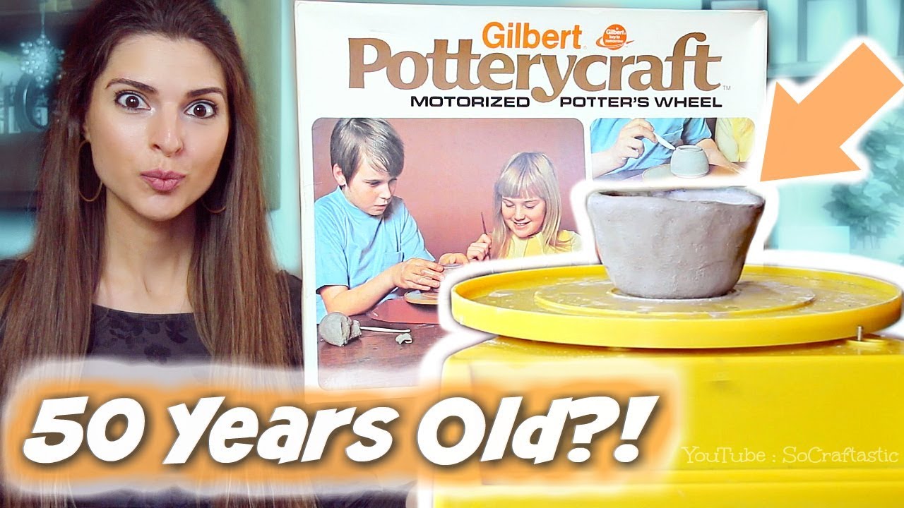 Testing a 1970s POTTERY WHEEL KIT?! - Will it work?!