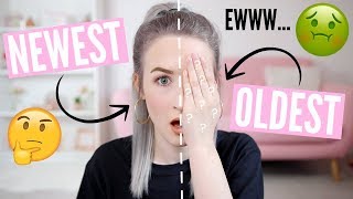 NEWEST Makeup vs OLDEST *EXPIRED* Makeup | Sophie Louise
