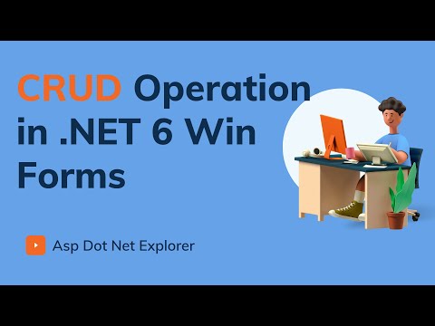 Complete CRUD Operation with SQLite Database & Entity Framework Core in .NET 6 Windows Forms