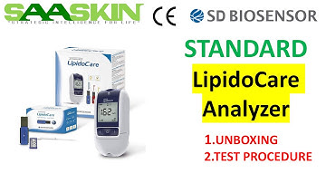 SD Biosensor STANDARD LipidoCare Analyzer | Uitpakken | Testprocedure | Medische POCT | #02LA20G |