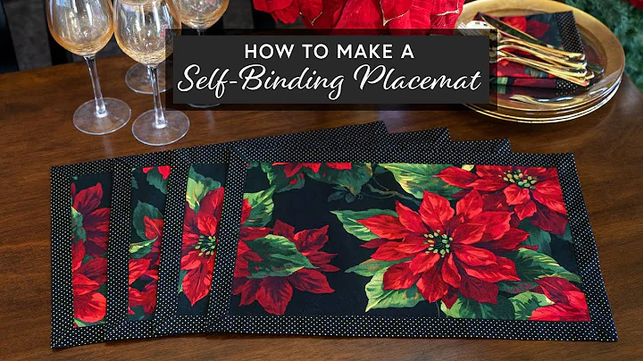 How to Make a Self Binding Placemat | a Shabby Fabrics Tutorial