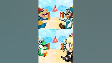 Mario Party plays Dalgona 🤣😇😆#squidgame #mariobros