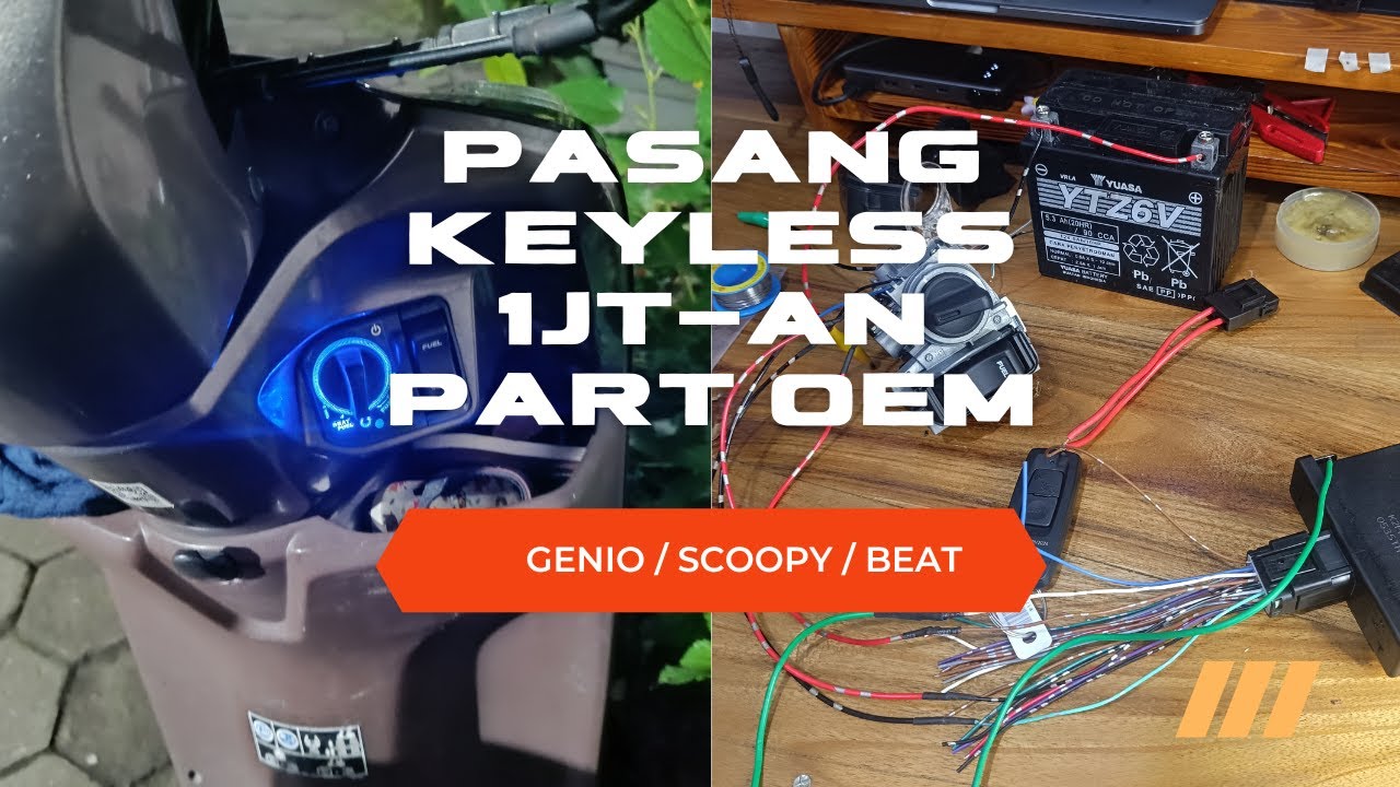 STOP REPOT BAWA KUNCI! Modif Keyless Beat, Genio, Scoopy Gampang Banget