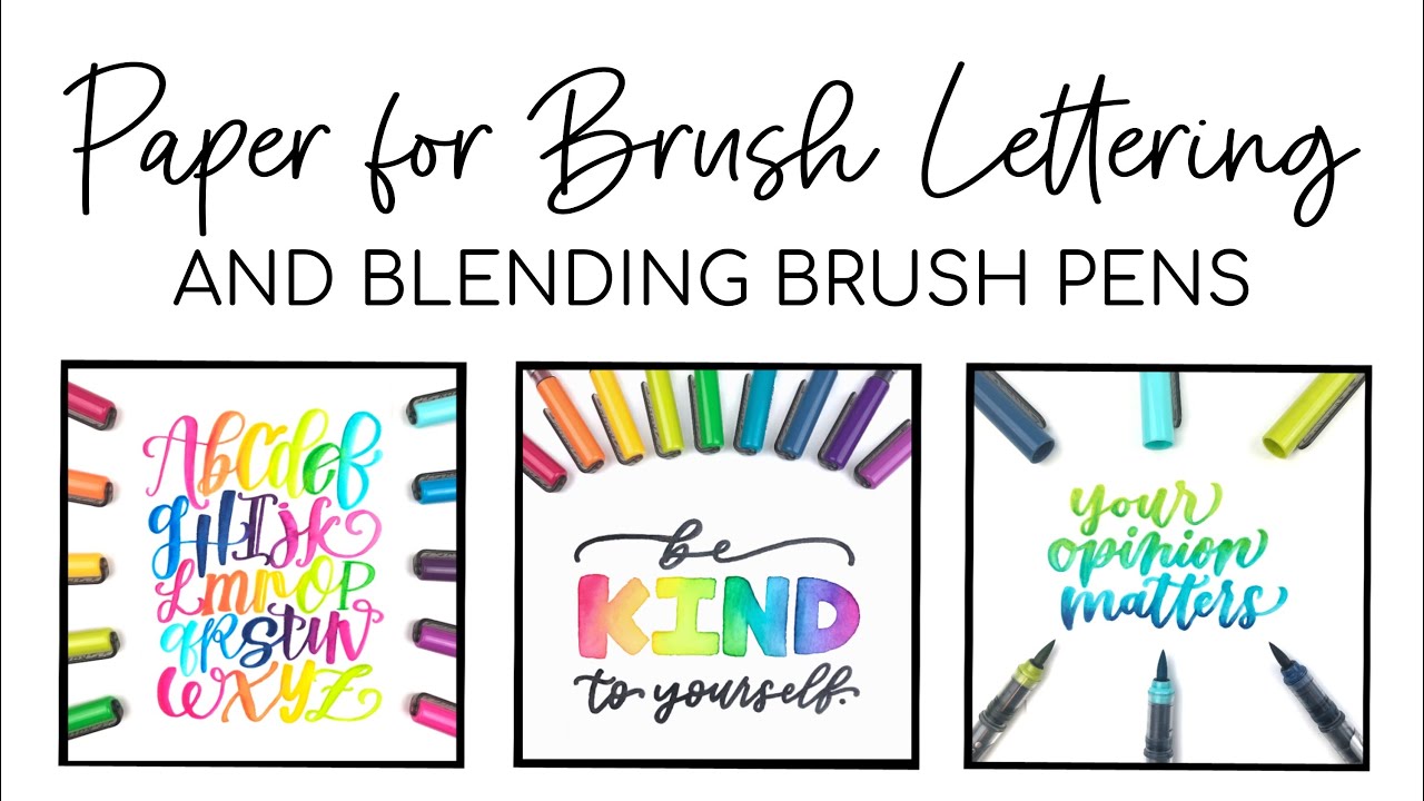 5 Types of Brush Pens for Hand Lettering Beginners - Ensign Insights