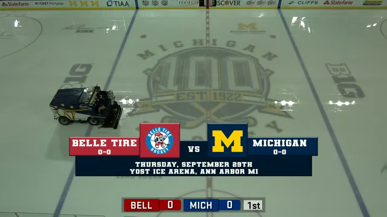 Michigan Women's Hockey vs Belle Tire Sr. Women 9/29/22