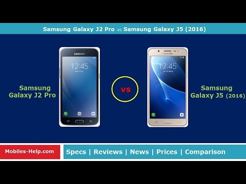 Samsung Galaxy J2 Pro vs Samsung Galaxy J5 (2016) - Side By Side Comparison