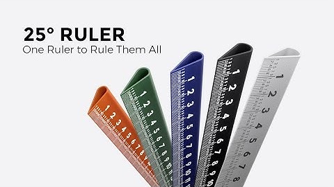 Upgrade Your Toolkit: Get the 25° Ruler One Ruler to Rule Them All