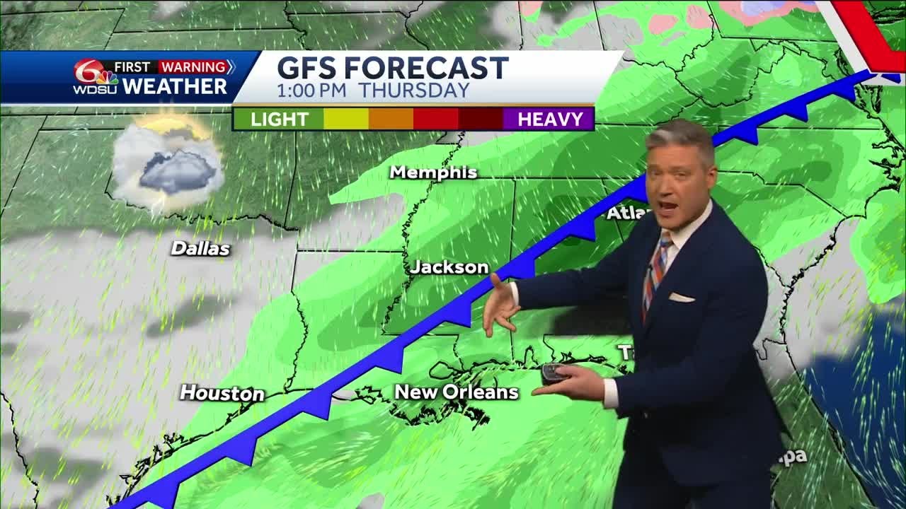 Tracking a Thanksgiving cold front - YouTube