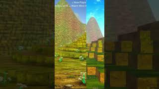 Before/After - Visual overhaul for infinite world #minecraft #lofihiphop #lofi