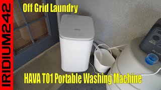 Keep Clean During Emergencies: HAVA T01 Portable Washing Machine