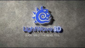 Lightwave 3D Quick Tips - The Bevel Tool 2