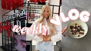 weekly vlog ♡ musím si dát pauzu, Sephora event, upřímné povídání