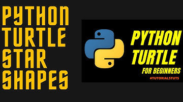 How to make Star Shape Python Turtle | Python Turtle for Beginners