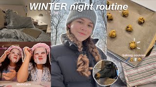 Winter night routine ❄️💕