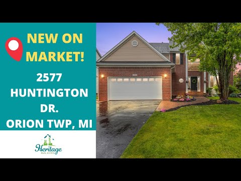 2577 Huntington Drive, Orion Township, MI home video tour