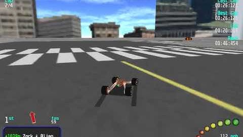 ReVolt Custom Track The City by doll265 - Raced with RipperII