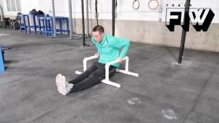 Shoot Throughs with Push ups and Dips