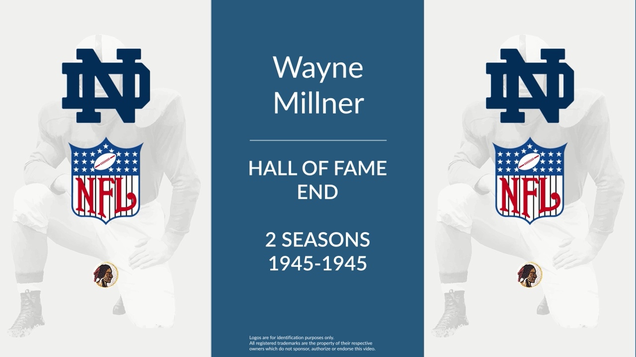 Wayne Millner: Hall of Fame Football End