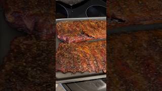 Smoked St. Louis ribs! #barbecue #grilling #homecooking