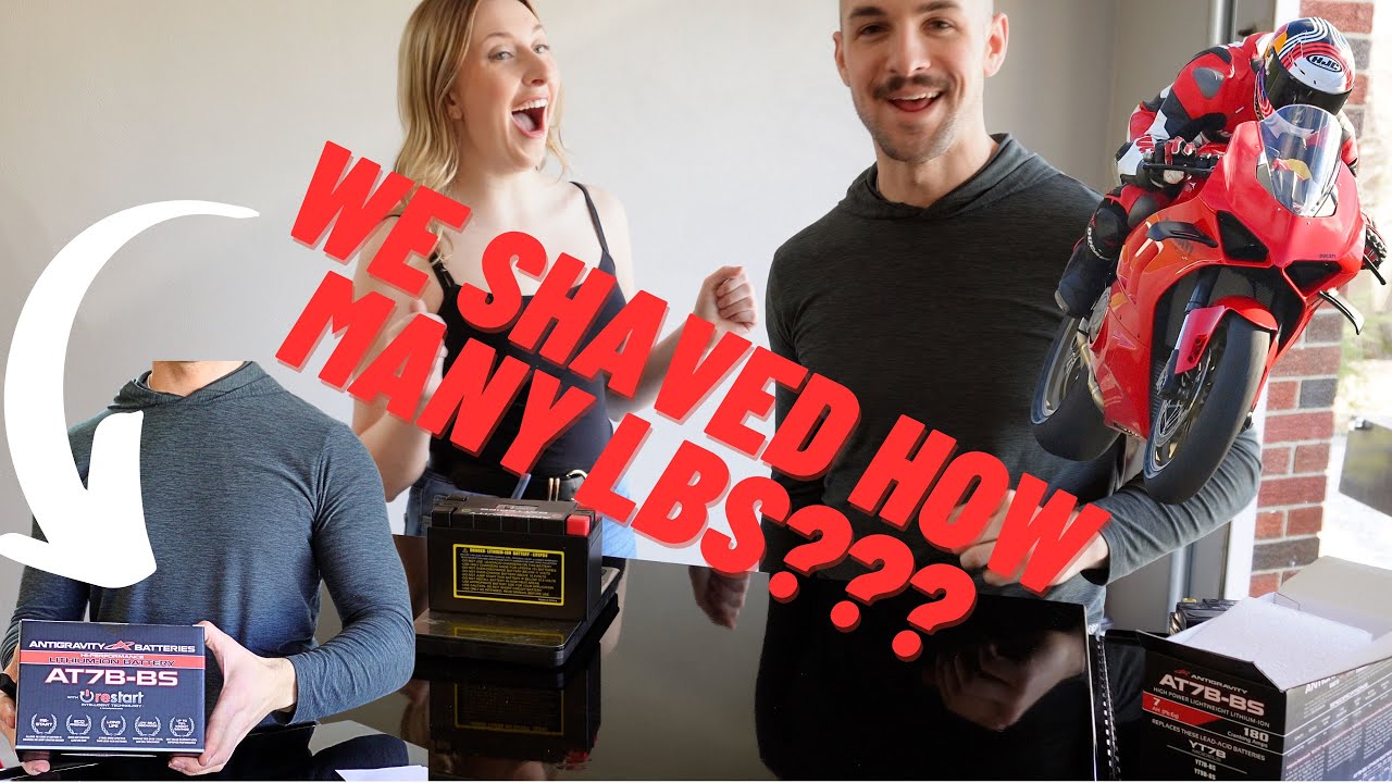 Shaving huge weight off my 2023 PANIGALE V4! Lithium Battery Upgrade