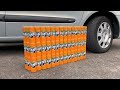 100 Fanta Cans Vs CAR