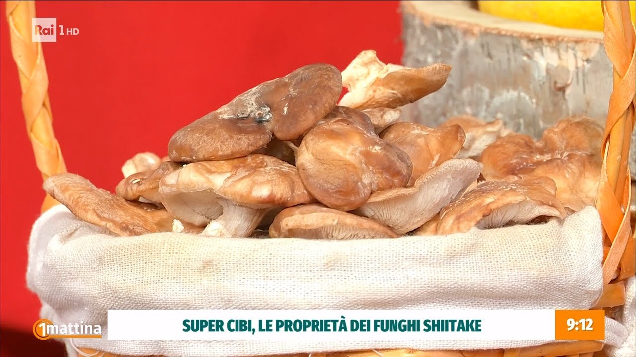 I super cibi: i funghi shiitake - Unomattina 24/03/2025