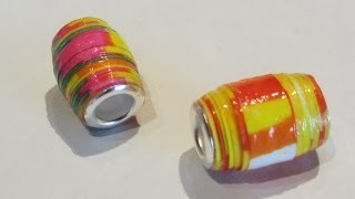 How To Make Paper Beads With Bead Cores Craft Tutorial