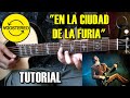 Como tocar "En la ciudad de la furia" Soda Stereo Tutorial Guitarra acústica/criolla acordes rasgueo