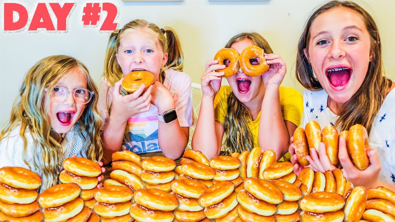 LAST to STOP EATING DONUTS WINS! Challenge w/ The Shumway Show YouTube