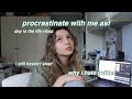 procrastinate w me 😀 | online school vlog
