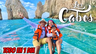 Los Cabos, what to do in 1 SINGLE DAY ✅ SNORKEL, BEACH, ARCO, TRANSPARENT BOAT  UNICO WOW Tour