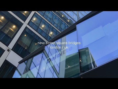 New Street Square Bridges - a seamless connection made of steel and glass - video from seele