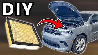 Player Profile DIY 2011-2025 Dodge Durango Air Filter Replacement | How To Replace Dodge Durango Engine Air Filter