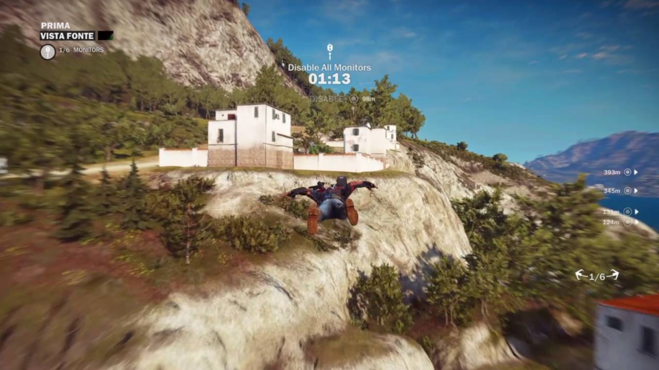 Just Cause 3 Monitors Vista Fonte PS4 YouTube