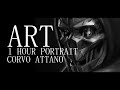 Corvo attano  1 hour portrait  rl art 2020