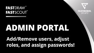 Adding users & assigning passwords/roles from the Admin Portal (NCAA)