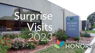 2023 Trusted Choice Honors Surprise Visits | McFarland Clinic