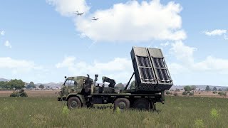 Ukraine Anti-Air Defense Missile Destroyed 2 Russian TU-95 Bomber Planes - ARMA 3