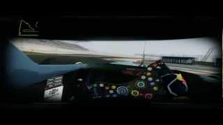 rFactor Bahrain Helmet cam on/off. ENBseries+rfdynhud+G-balls+GID Map plugin used.