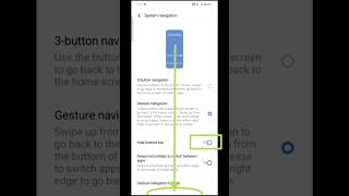 Hide bottom bar setting ll vivo_T2x_5g #shorts #mobile #shortsfeed #shortsviral