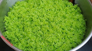 Xôi Lá Dứa Nước Cốt Dừa theo cách này đơn giản nhanh gọn để nguội xôi dẻo ngon không bị cứng