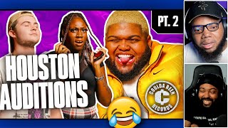 CLUTCH GONE ROGUE REACTS TO Coulda Been Records HOUSTON Auditions pt. 2 hosted by Druski