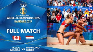 Pavan/Melissa vs. Keizer/Meppelink - Full Match | Beach Volleyball World Champs Hamburg 2019