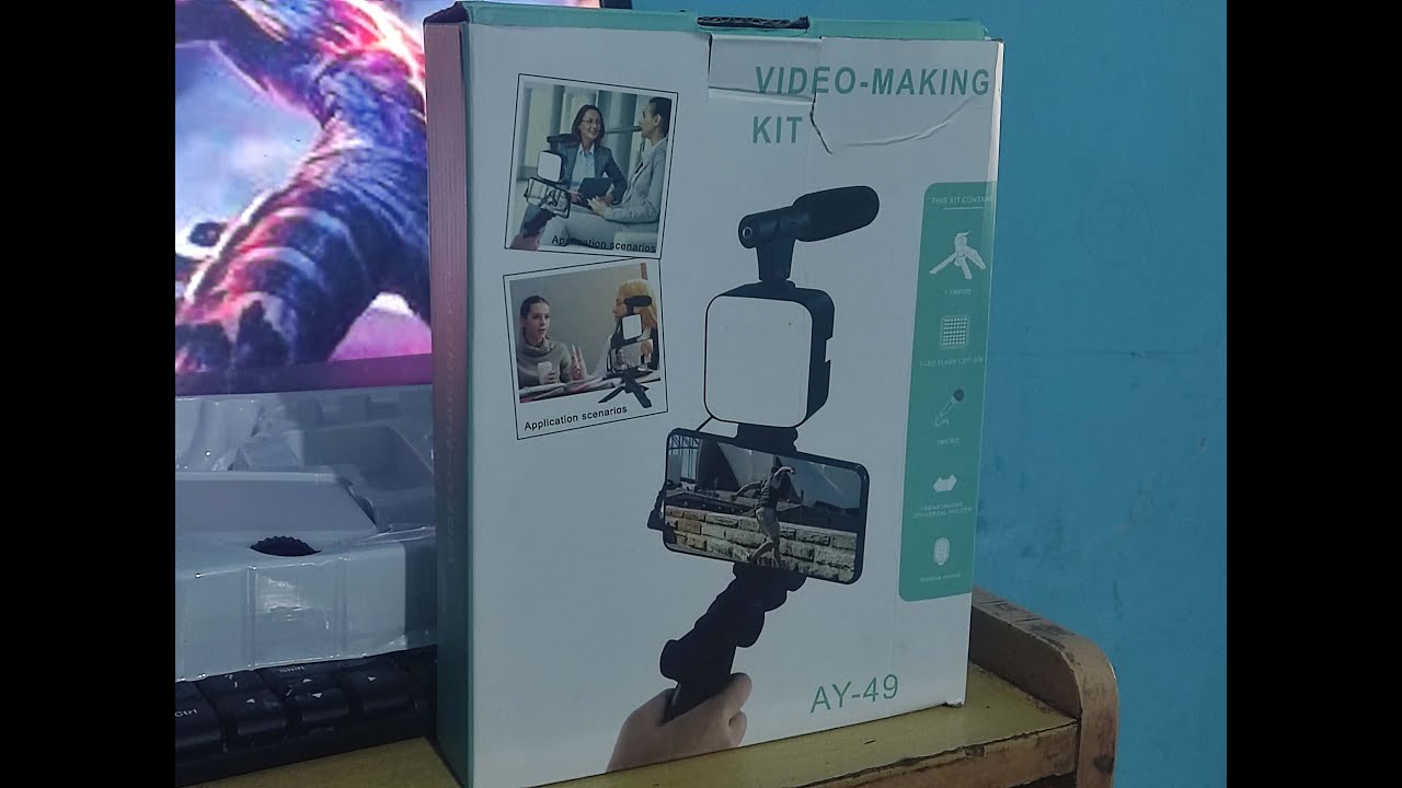 Unboxing and assembling of video-making kit AY-49 - YouTube