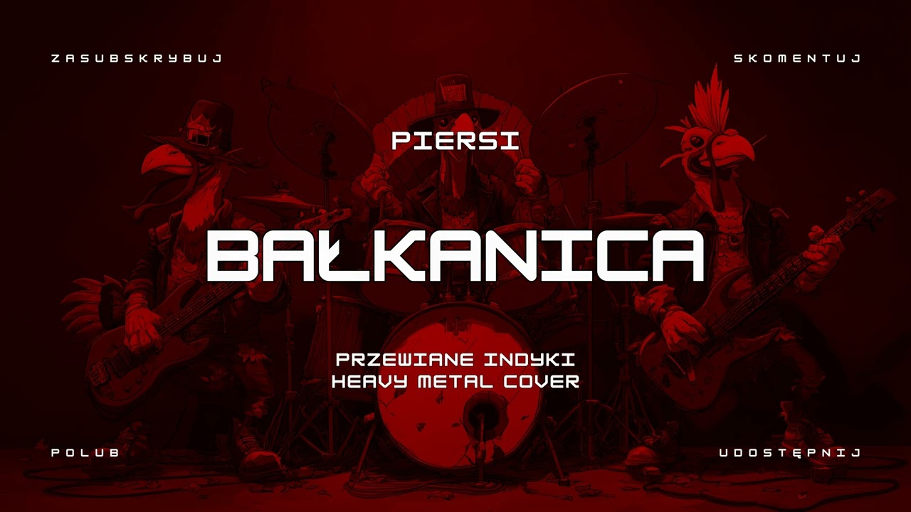 🔥 PIERSI - Bałkanica (ale to heavy metal cover) 🔥🦃🤘 HIT | Przewiane Indyki