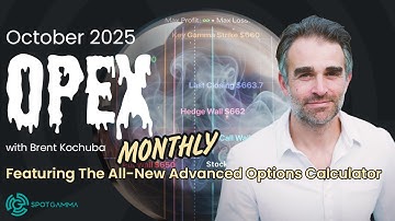October OPEX (Options Expiration) Live with Brent Kochuba + Options Calculator Reveal | SpotGamma